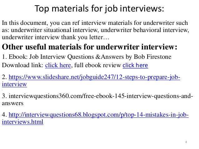 underwriting assessment questions trainee underwriter interview questions